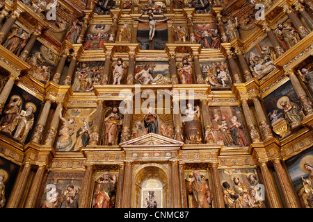 Church reredos, Real Monasterio de San Jeronimo, Granada, Andalucia, Spain, Europe Stock Photo