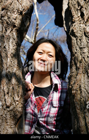 Portrait asian woman looking the camera  Stock Photo