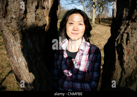 Portrait asian woman looking the camera  Stock Photo