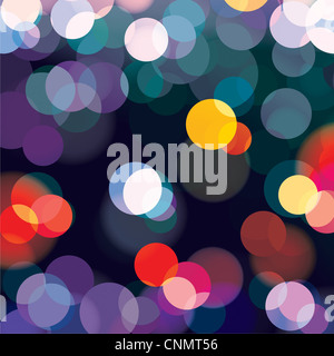 Out of Focus Lights during the Night Stock Photo