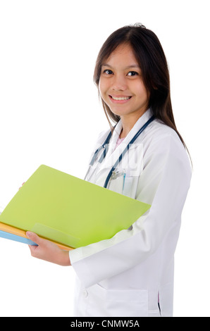 asian mixed malay race medical student Stock Photo