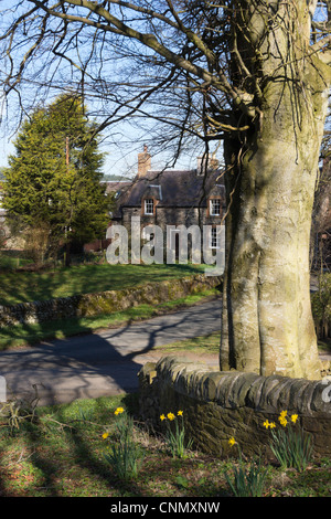 Pyatshaws, near Lauder, Scottish Borders, UK. Cottages. Stock Photo