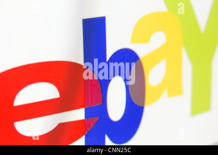 Ebay logo on a monitor screen Stock Photo - Alamy