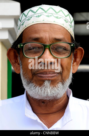 muslim man at muslim wedding , islamic wedding , muslim community , bangkok, Thailand Stock Photo