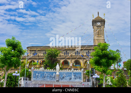 Cathedral of Christ the King in Nha Trang, Vietnam, Southeast Asia Stock Photo