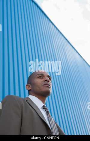 Portrait of Businessman, Mannheim, Baden-Wurttemberg, Germany Stock Photo