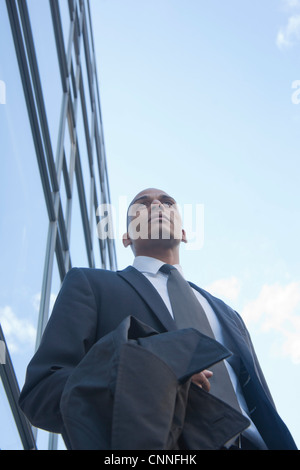 Portrait of Businessman, Mannheim, Baden-Wurttemberg, Germany Stock Photo