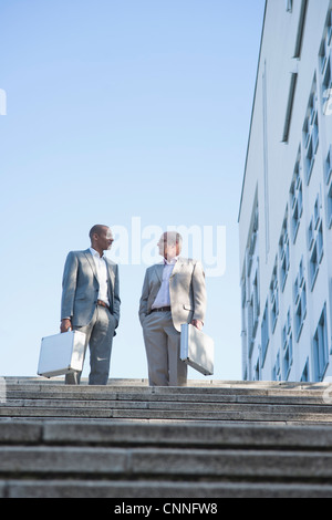 Businessmen, Mannheim, Baden-Wurttemberg, Germany Stock Photo