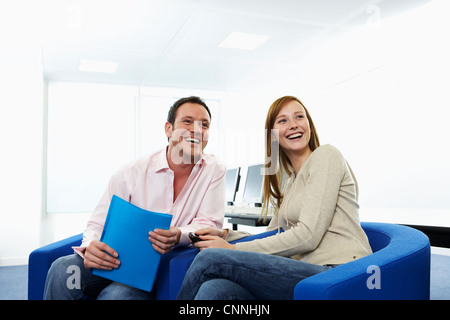 Business people talking in office Stock Photo