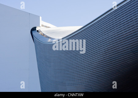 Detail of the Aquatics centre used at the London 2012 Olympic games within the Olympic Park complex no people copy space Stock Photo