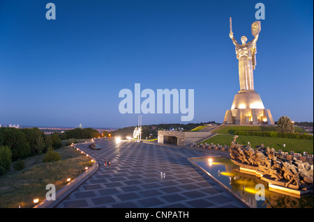 Rodina Mat Statue and The Great Patriotic War Museum Stock Photo