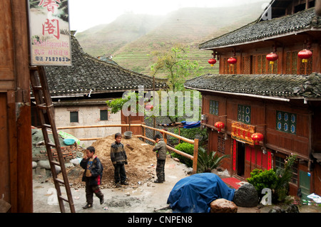 Da Zhai village Stock Photo
