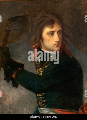 Emperor NAPOLEON Bonaparte 1769-1821 at Arcole1796  by GROS Antoine Jean 1771-1835 France French Stock Photo