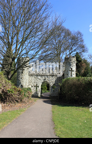 Reigate Gate Gate house at Reigate castle grounds Surrey England UK Stock Photo - Alamy