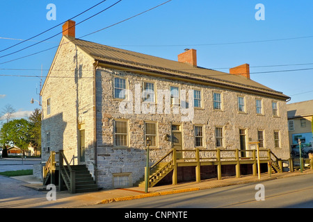 Fulton House on the NRHP since July 20, 1977. At 112–116 Lincoln Way East, McConnellsburg, Fulton County, Pennsylvania. Stock Photo