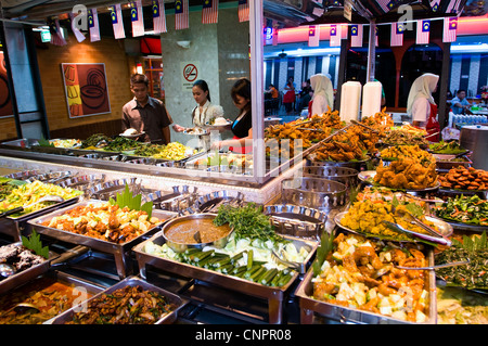 food court, Centre Point Mall, Kota Kinabalu, Sabah, Malaysia Stock Photo