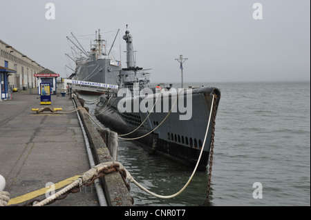 USS Pampanito submarine Stock Photo
