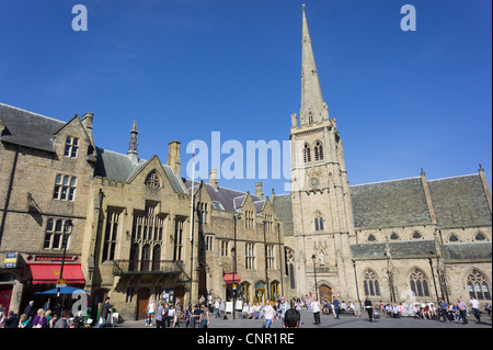 Market Place Durham England Stock Photo