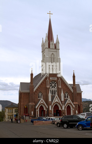 St. Mary's in the Mountains Catholic Church, Virginia City, Nevada, USA Stock Photo