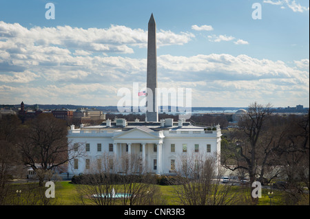THE WHITE HOUSE WASHINGTON DC Stock Photo
