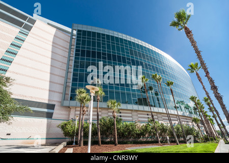 Tampa Bay Times Forum. The Stadium, Arena, Auditorium hall, for the Republican, GOP, Convention August 2012 exterior view. Stock Photo