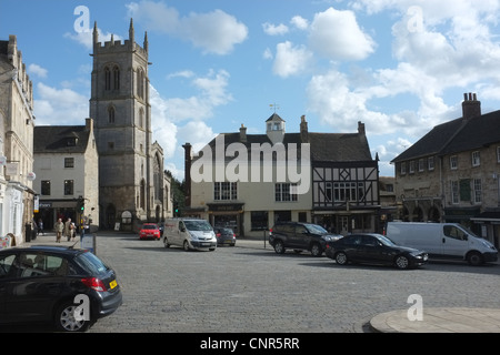 Red Lion Square Stamford Lincolnshire Stock Photo