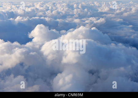 Clouds from Airplane Stock Photo