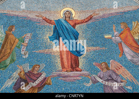 Assumption of the Blessed Virgin Mary into Heaven Stock Photo