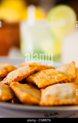 Carne seca com aipim dry meat with sweet cassava served with cachaça Bar do  Mineiro Santa Teresa quarter Rio de Janeiro Brazil Stock Photo - Alamy