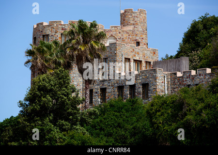 The Knysna Castles on Noetzie Beach, Garden Route, South Africa Stock ...