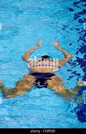 Amanda Beard (USA) competing in the women's 200m breaststroke semifinals. 2004 Olympic Summer Games, Athens Stock Photo