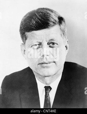 Vintage photo of President John F. Kennedy. Stock Photo