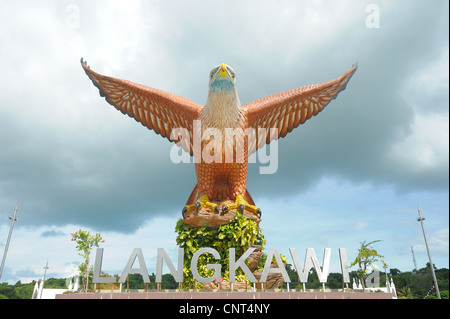 Eagle Square, Dataran Lang is one of Langkawi’s best known manmade attractions , kuah,  langkawi, kedah , malaysia Stock Photo