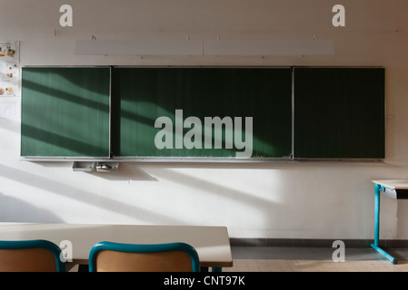 Empty classroom Stock Photo