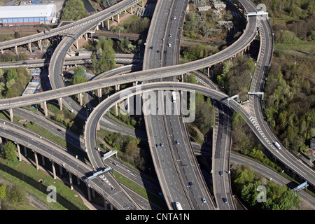 aerial view of Spaghetti Junction, Graveley Hill, Birmingham Stock ...