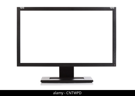 Widescreen computer monitor or television Stock Photo