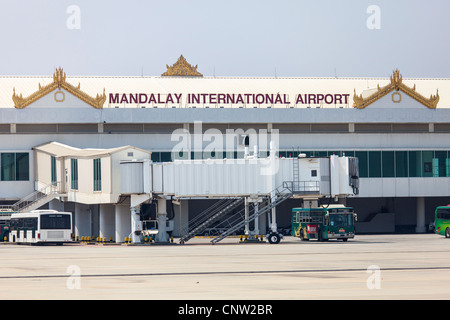 Mandalay International Airport, MDL, Mandalay, Myanmar Stock Photo