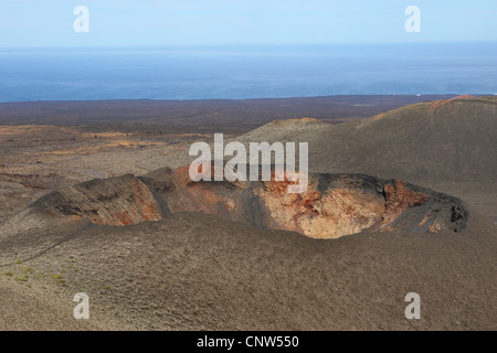 National park Timanfaya on Lanzarote, Canary Islands, Lanzarote, Timanfaya National Park Stock Photo