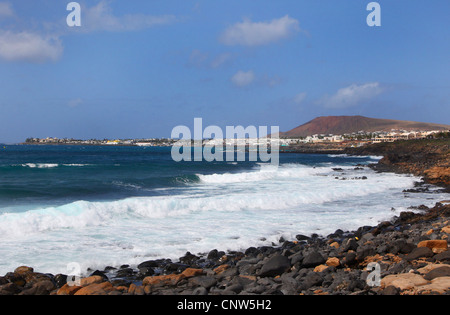 Playa Blanca on Lanzarote, Canary Islands, Lanzarote Stock Photo