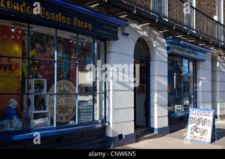 Europe England London, the Beatles store in Baker street Stock Photo