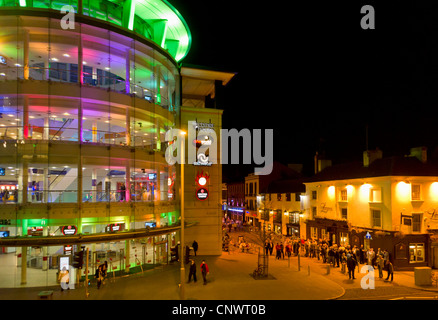 The Cornerhouse at night, a leisure complex in the city centre of Nottingham, England UK GB EU Europe Stock Photo