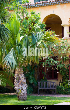 Jardin Botanique Val Rameh, France, Menton Stock Photo