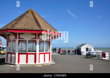 Beach promenade, Bexhill-on-Sea, East Sussex, England, United Kingdom Stock Photo