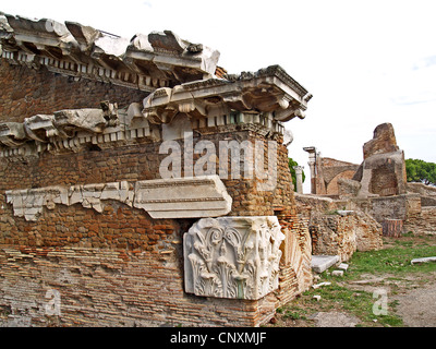 Roman ruins in Ostia Antica,Rome
