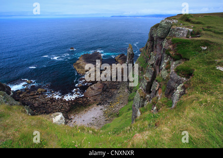 rocky coast of Coigach, United Kingdom, Scotland Stock Photo