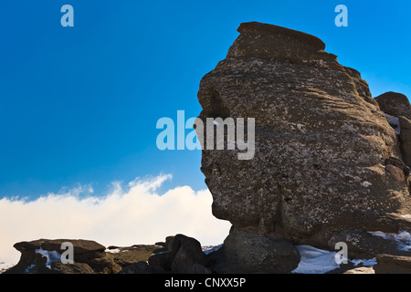 The Bucegi Sphinx , Romania Stock Photo