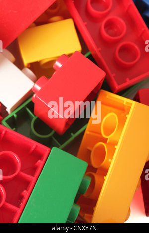 Plastic blocks Stock Photo
