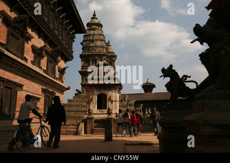 Bhaktapur Durbar Square in Bhaktapur, Nepal. Stock Photo