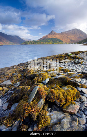 The Pap of Glencoe from the shores of Loch Leven, Ballachulish, Highland, Scotland Stock Photo