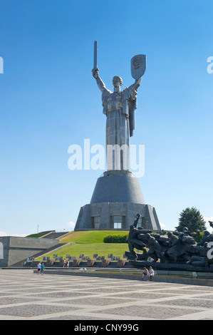 Motherland Statue - Rodina Mat, Kiev, Ukraine, Europe. Stock Photo